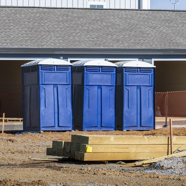 Heavy-duty construction site porta potty in Livingston, Montana
